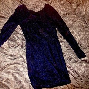 Blue sparkly dress